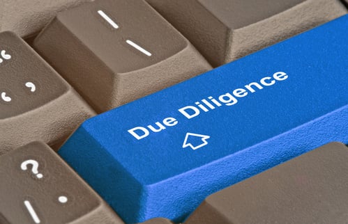 keyboard for due diligence